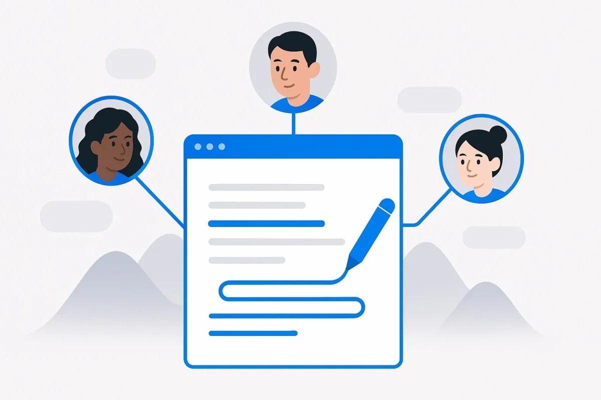 Surfer SEO Workflow Illustration
