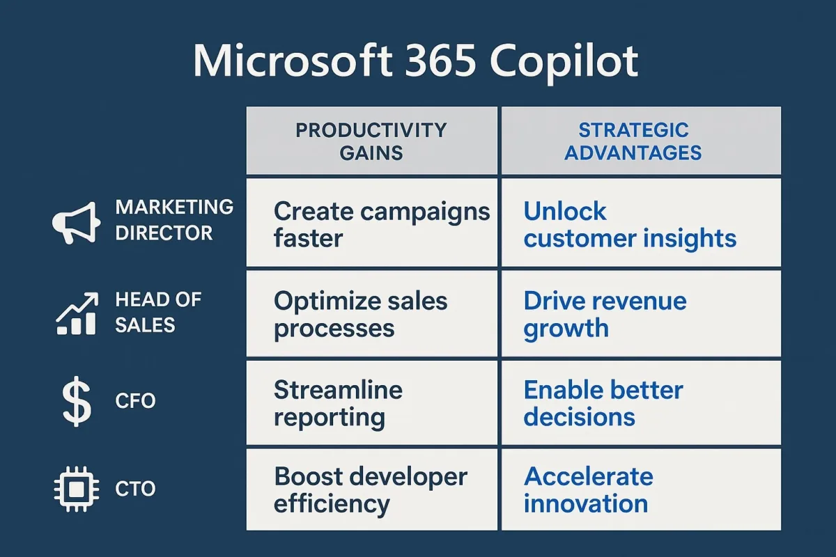 Role-by-Role Impact of Microsoft 365 Copilot