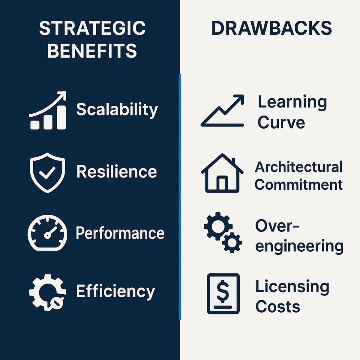 Akka: Business Pros and Cons Infographic