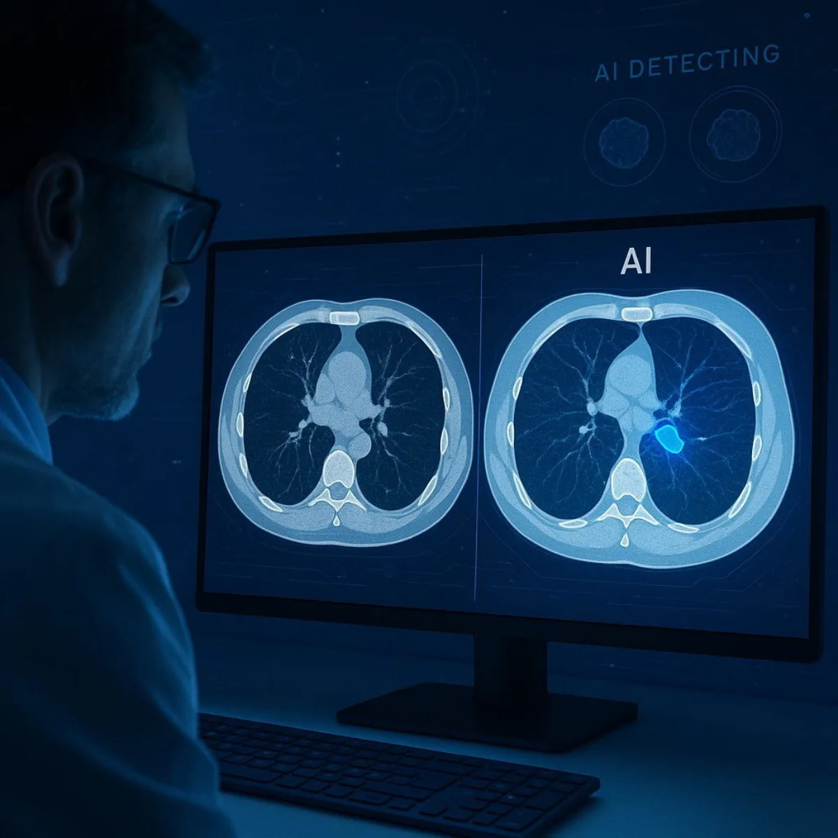 Diagnostic Power of AI: Clinical Accuracy Scene