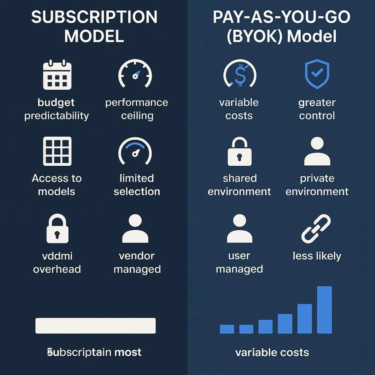 Infographic: Subscription vs. Pay-As-You-Go Models at a Glance
