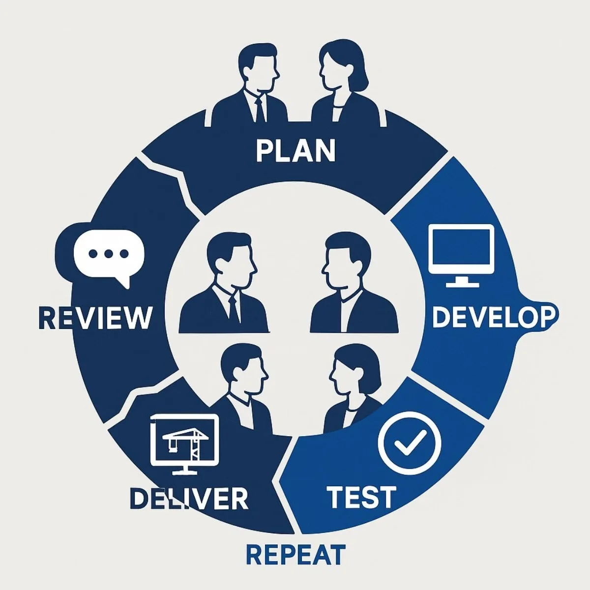 Agile Custom Software Development Sprint Cycle