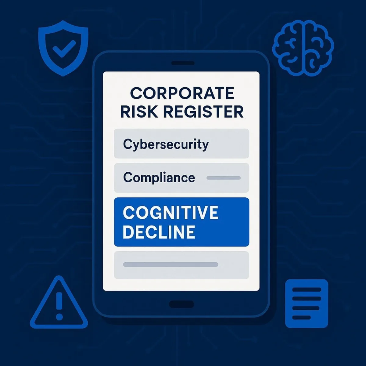 AI as a New Line Item on the Risk Register