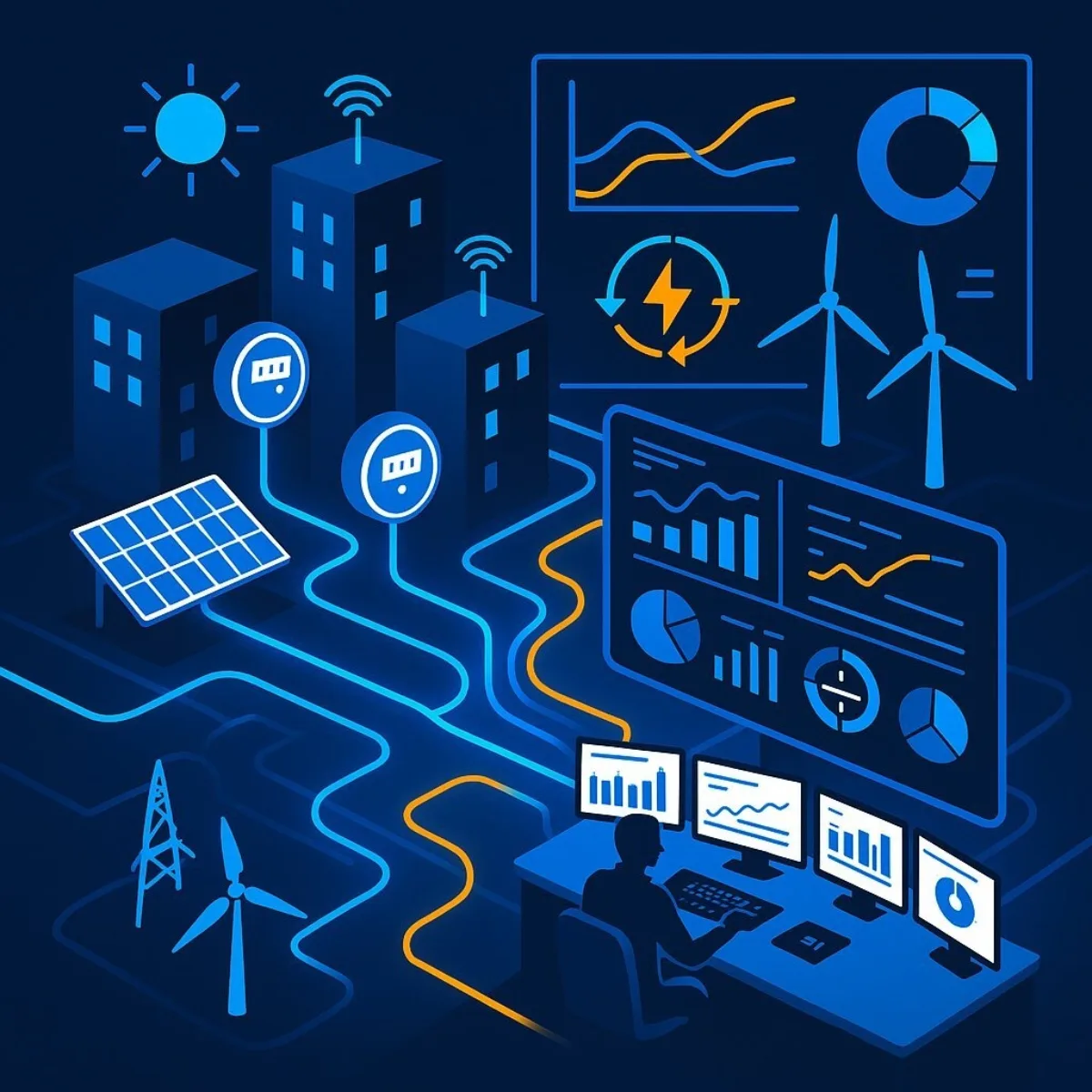Smart Grids and Real-Time Monitoring Use Case