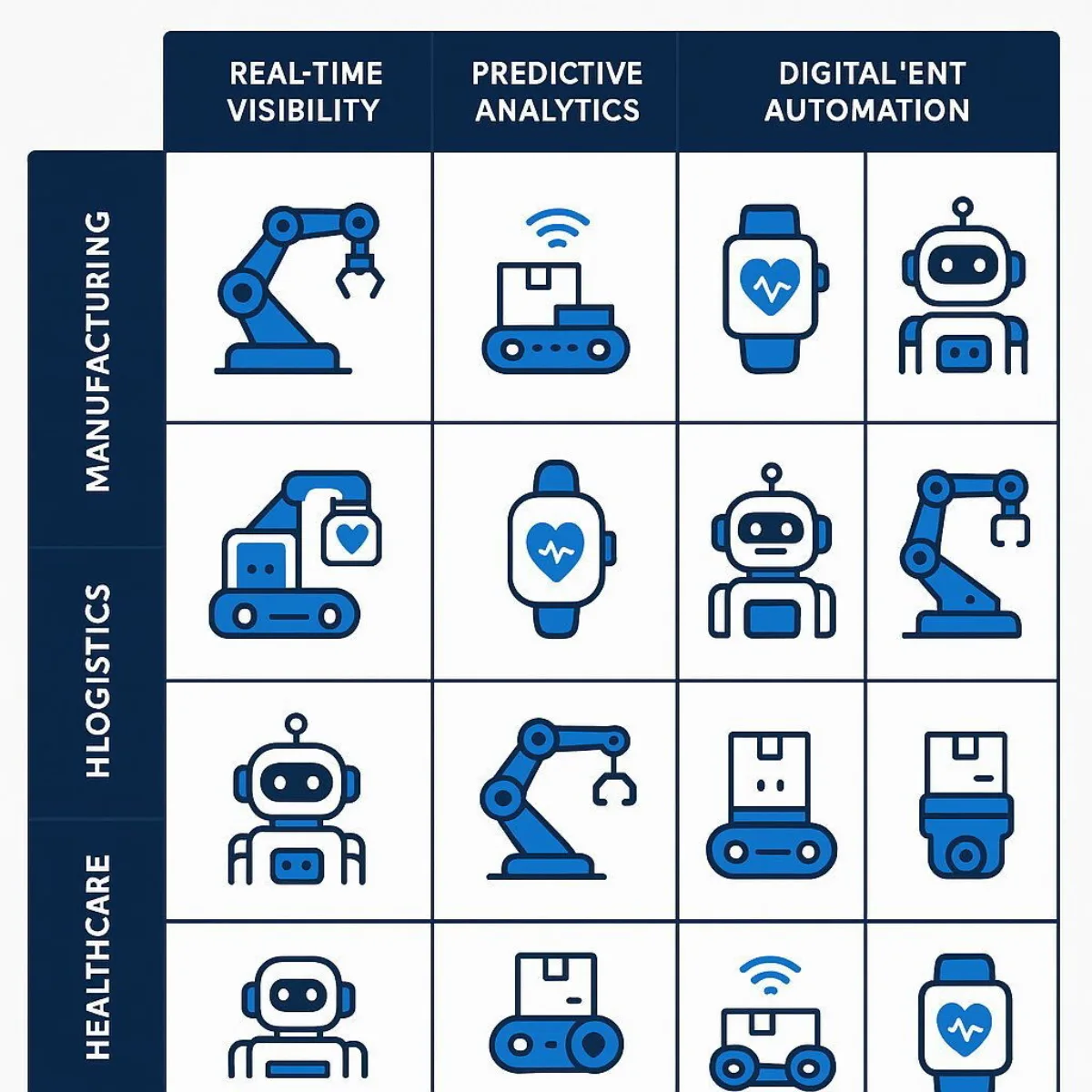 Smart Factory Principles for Every Industry – Cross-Industry Matrix