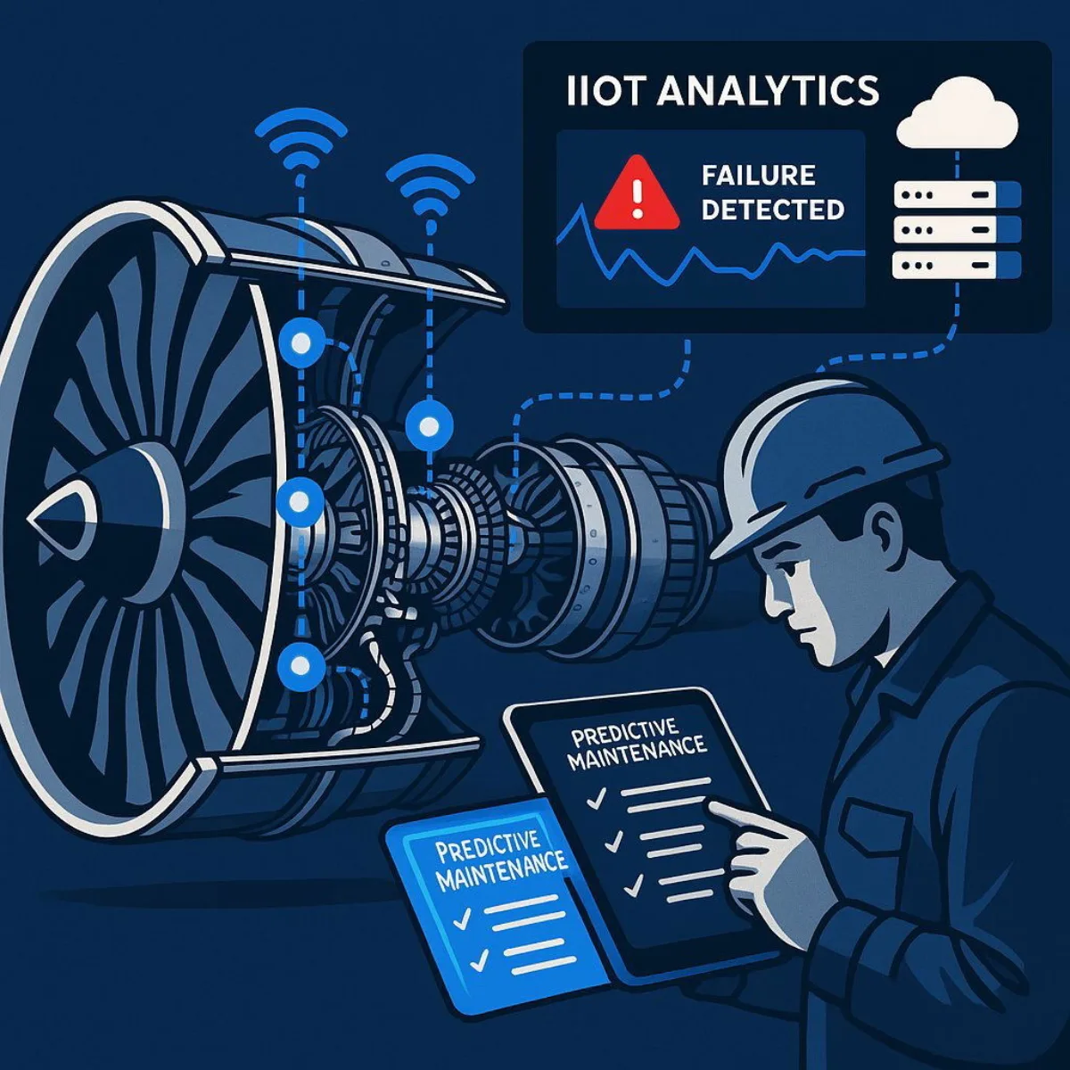 Predictive Maintenance in Aerospace – GE Jet Engine Case Study