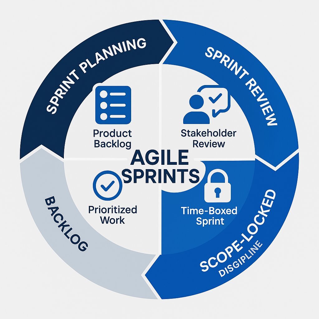 Agile in Action: Sprint Rhythm & Controlled Scope