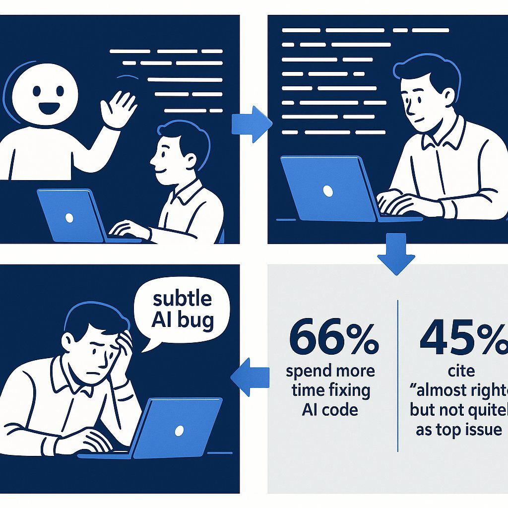 Diagram: The 'Almost-Right' AI Coding Problem