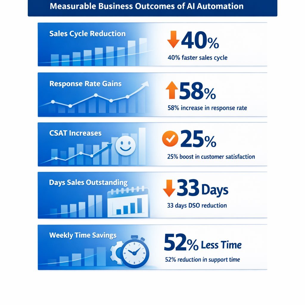 Infographic: Quantifiable ROI & KPIs of AI Automation