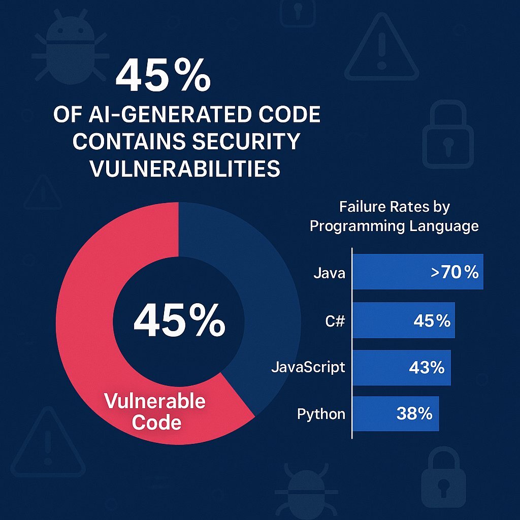 45% Insecure: The Security Debt Infographic
