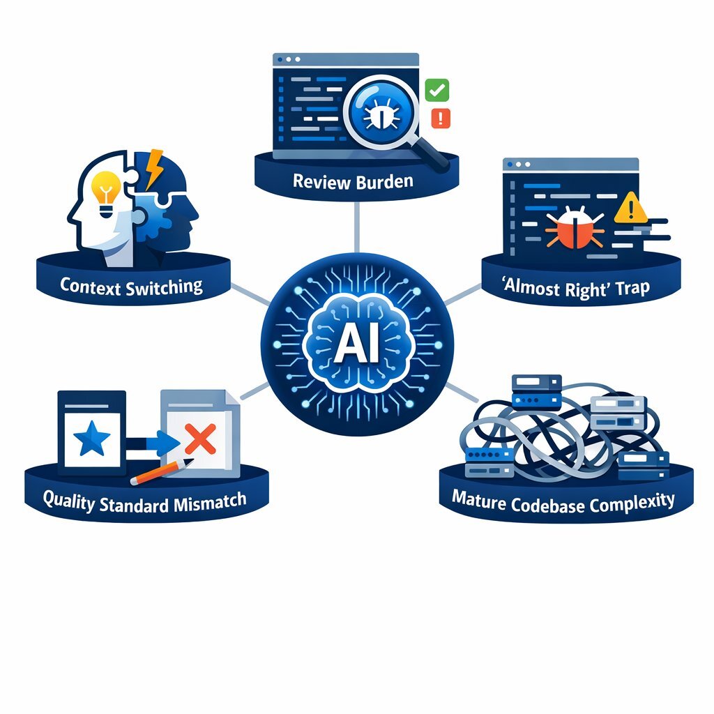 The Five Hidden Frictions of AI Coding