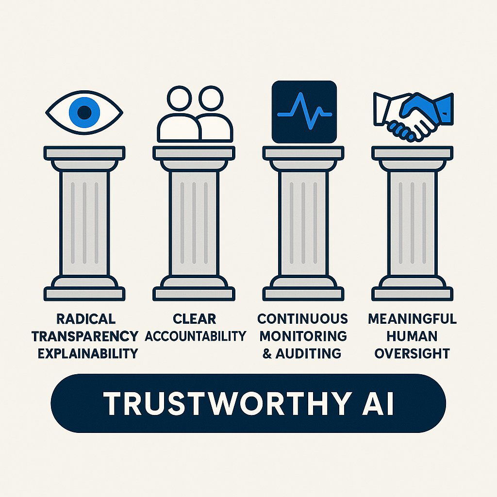Diagram: The Four Pillars of Robust AI Governance