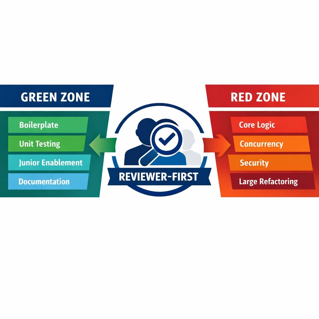 Bimodal AI Strategy: Green vs Red Zones