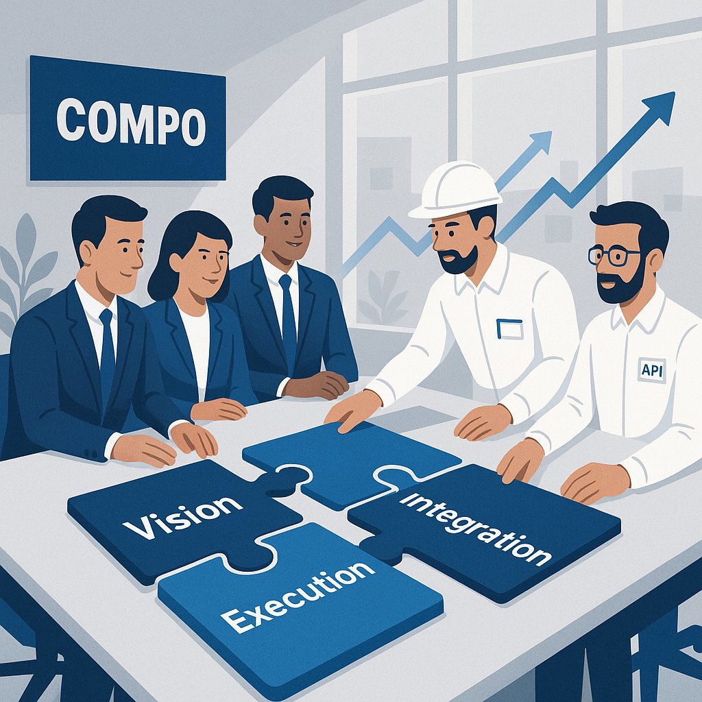 The Bounded Buy Team: Internal Vision Meets Expert Partners