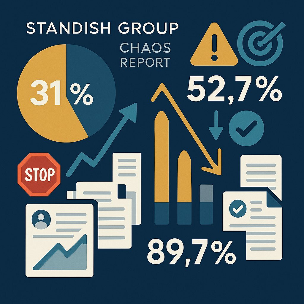Infographic: Why Software Projects Fail – CHAOS Report Stats