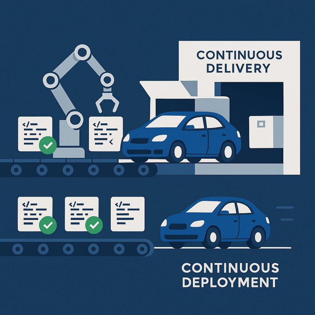 CI/CD Pipeline Metaphor: Modern Assembly Line