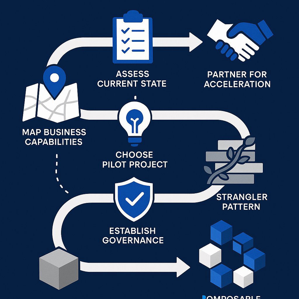 Composable Transformation Roadmap Graphic