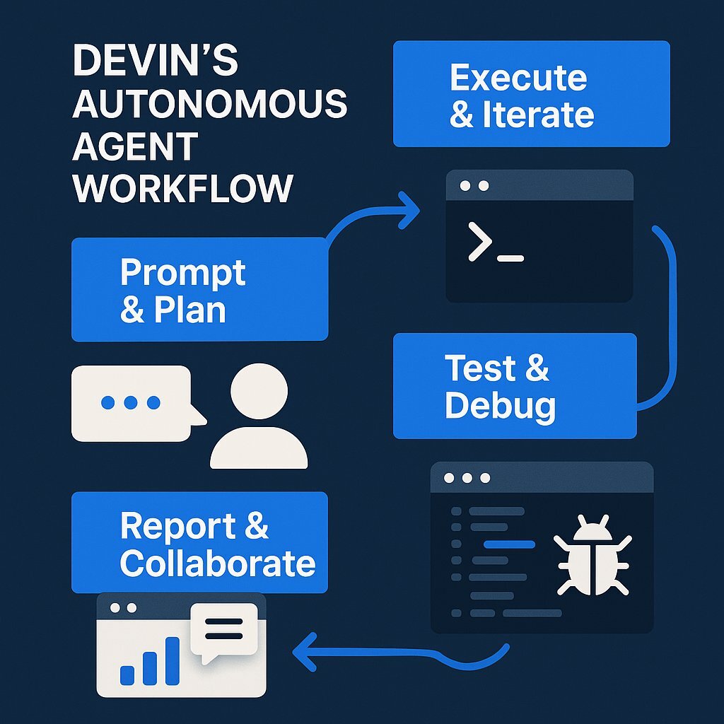Devin.ai Workflow Infographic