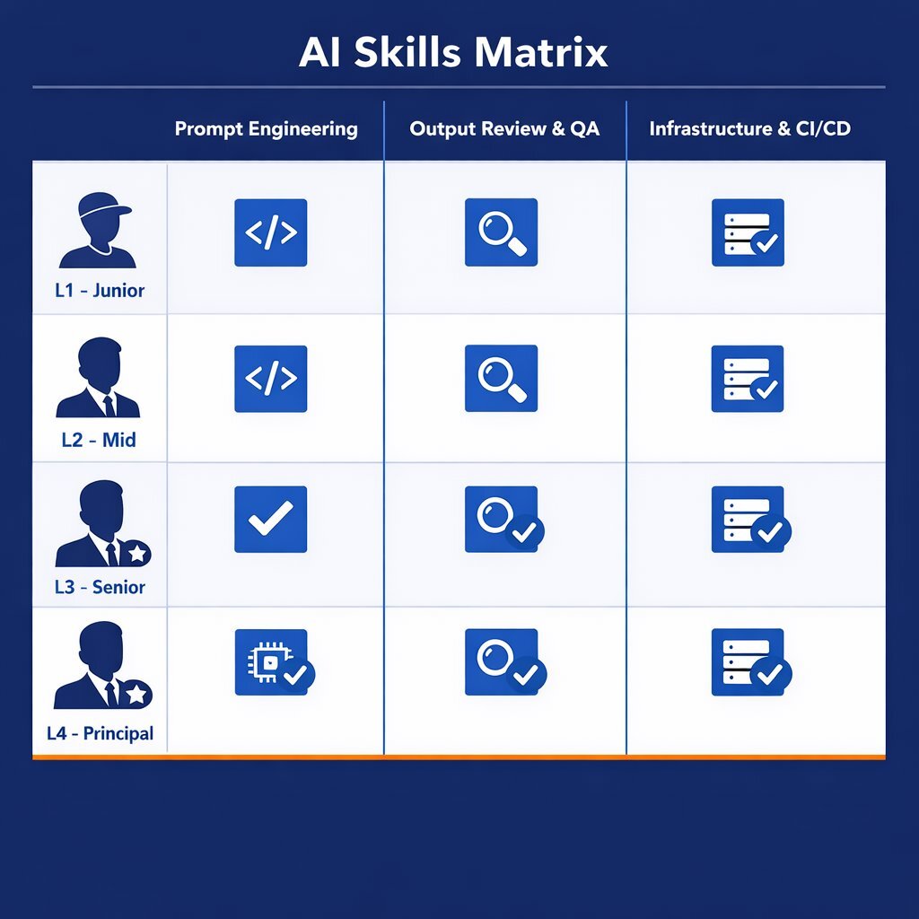 The Engineering AI Skills Matrix Diagram
