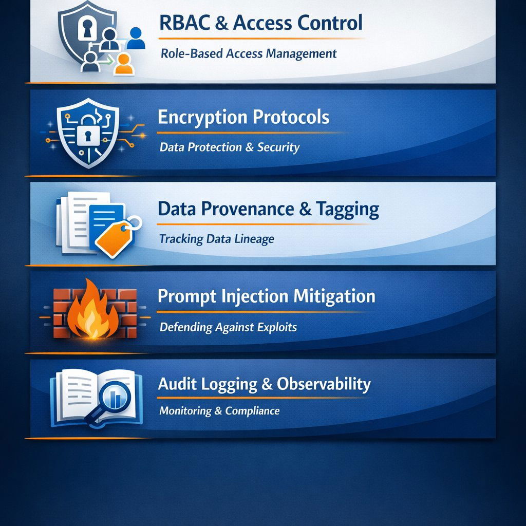 Infographic: Five Pillars of Enterprise AI Copilot Security