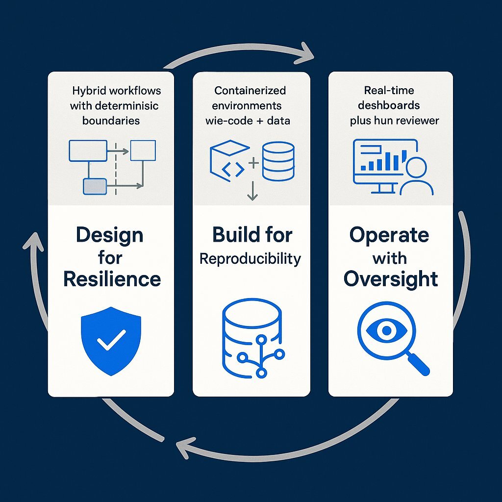 Framework for Enterprise AI: Three Pillars Visual