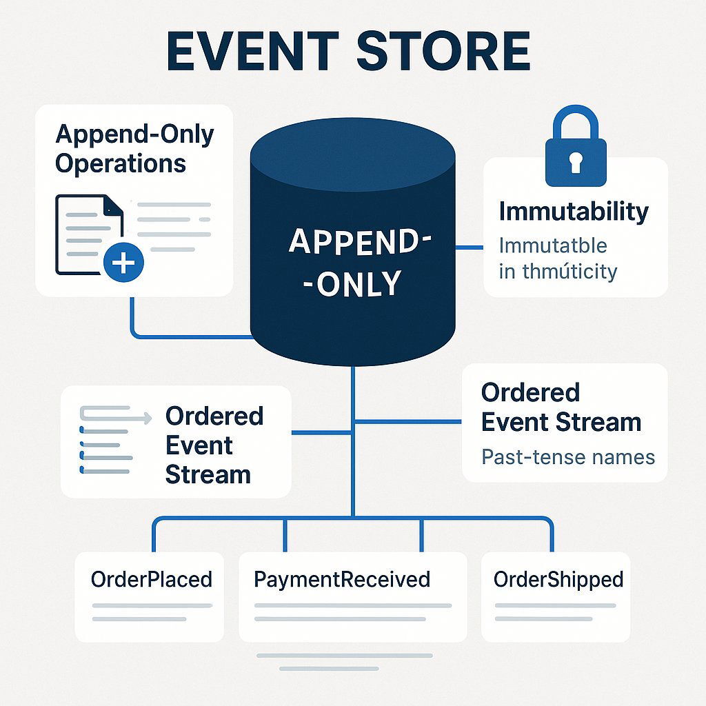Event Store Core Mechanics Infographic