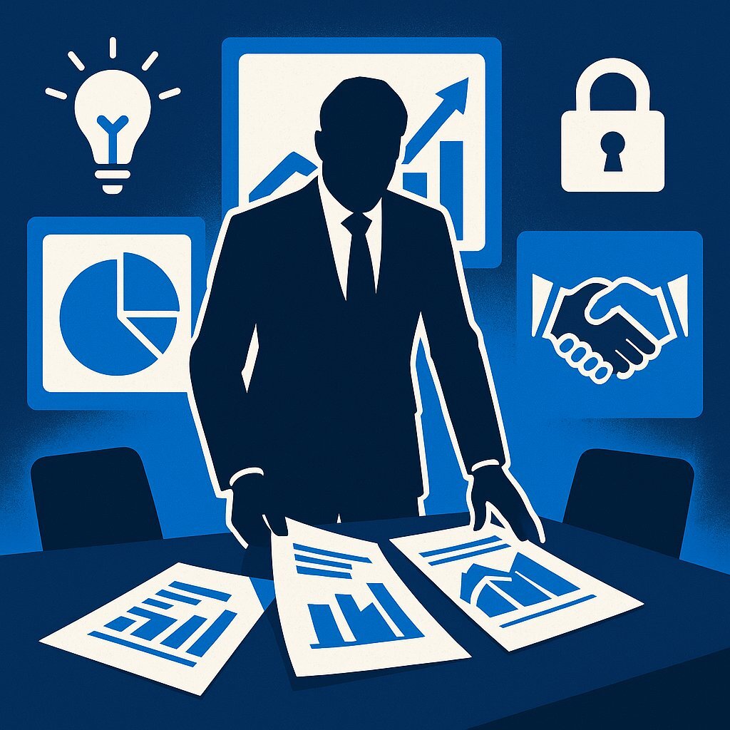 Conceptual Illustration: Executive's Mandate for Responsible AI