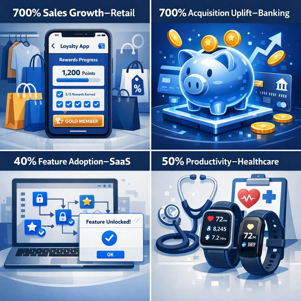 Gamification in Action: Sector-Specific Success Stories