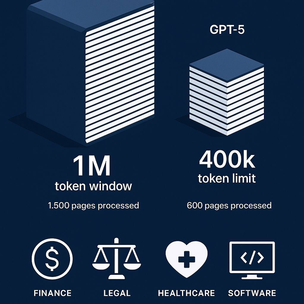 Infographic: Gemini's 1 Million Token Context Window Advantage