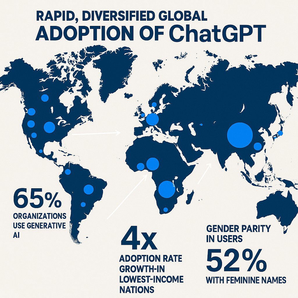 Global ChatGPT Adoption Infographic