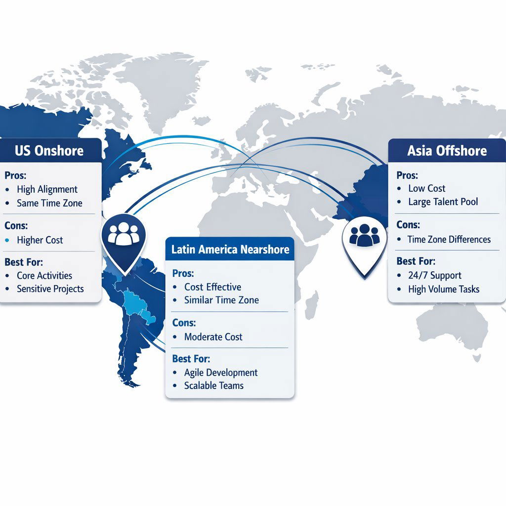 Global Teams: Onshore, Offshore, Hybrid