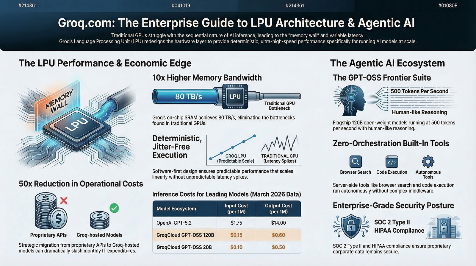 Groq.com’s LPU architecture delivers high memory bandwidth, cost efficiency, and a secure Agentic AI ecosystem with advanced tooling.
