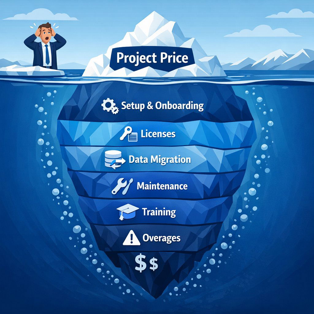 The Hidden Costs Iceberg of Software Proposals