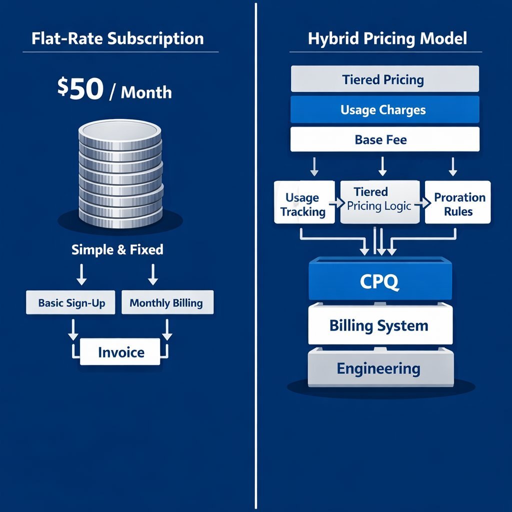 Complexity of Hybrid & Usage-Based Pricing