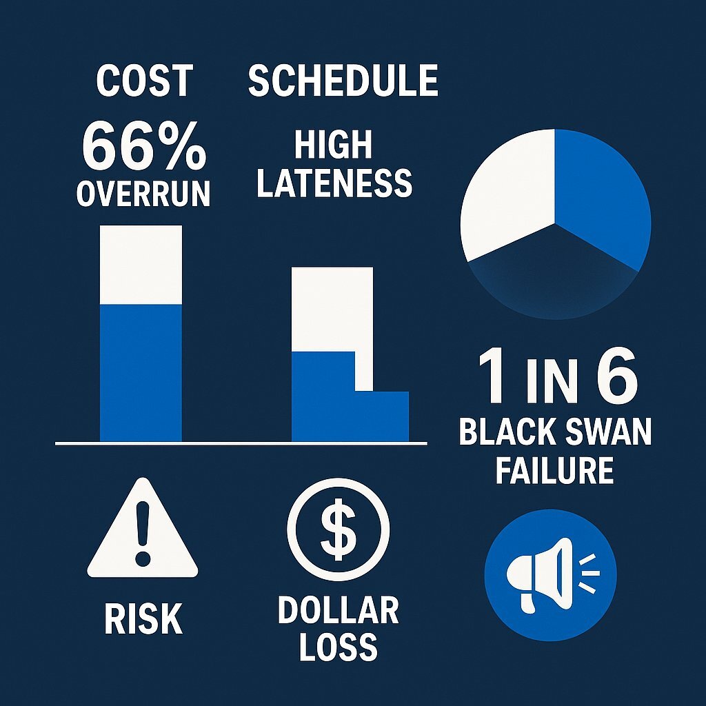 High Risk of Major IT Projects – Infographic