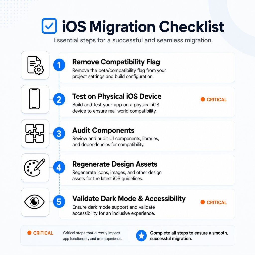 Migration Audit Checklist Visual