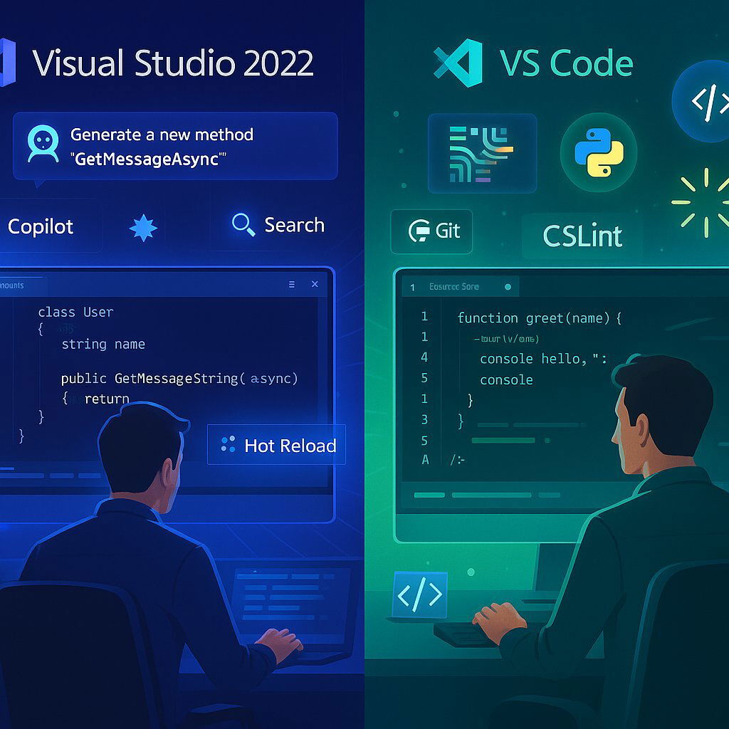 Modern IDE Experience: VS 2022 and VS Code