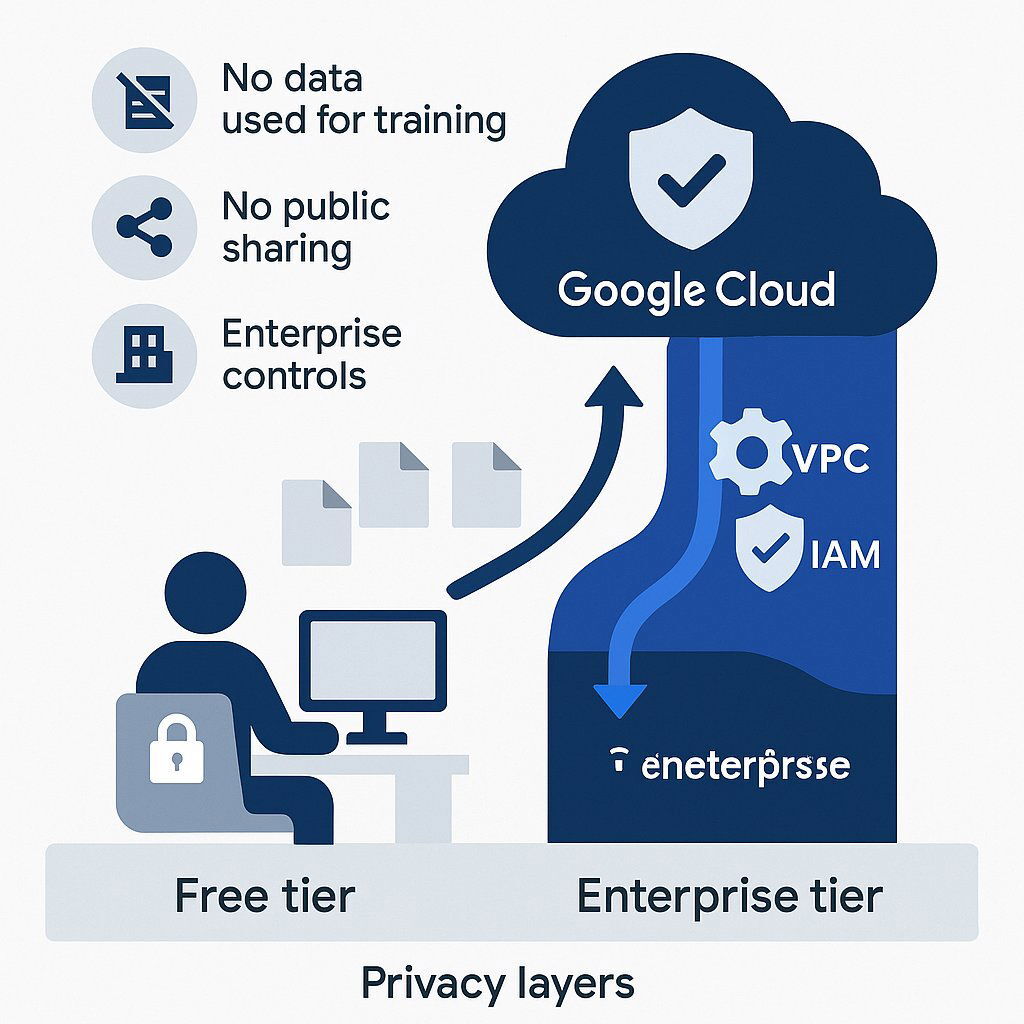 Enterprise Data Security Architecture for NotebookLM