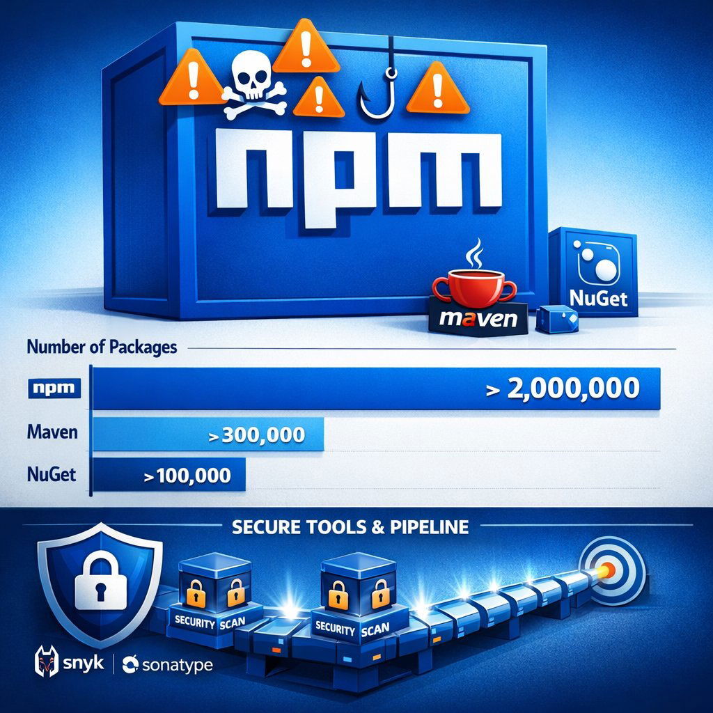 NPM Ecosystem Scale and Supply Chain Security Risks