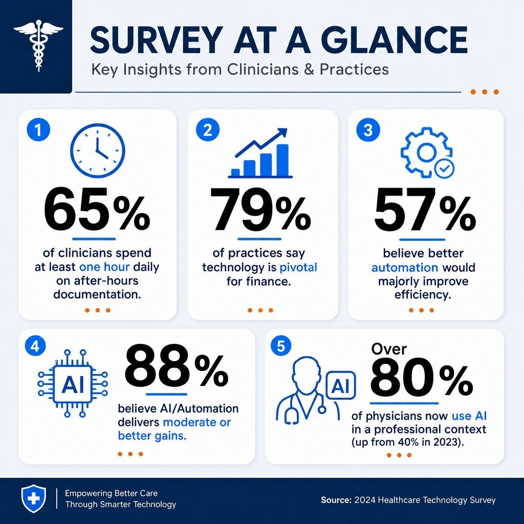 Infographic: Physician Survey Statistics on Documentation Burden
