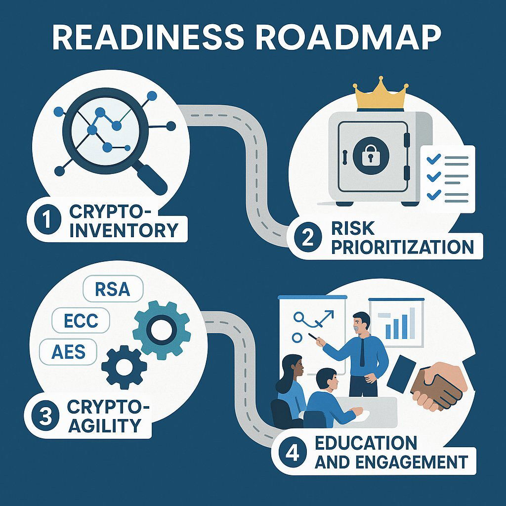 Infographic: Four Steps to Quantum Readiness (Roadmap)