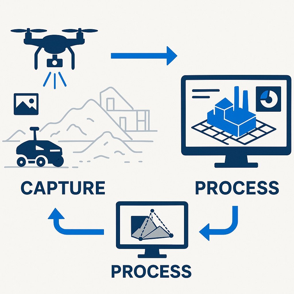 Reality Capture Workflow Illustration