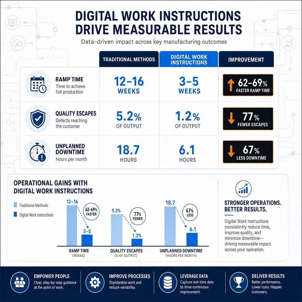 Infographic: Quantifying the ROI of Digital Work Instructions