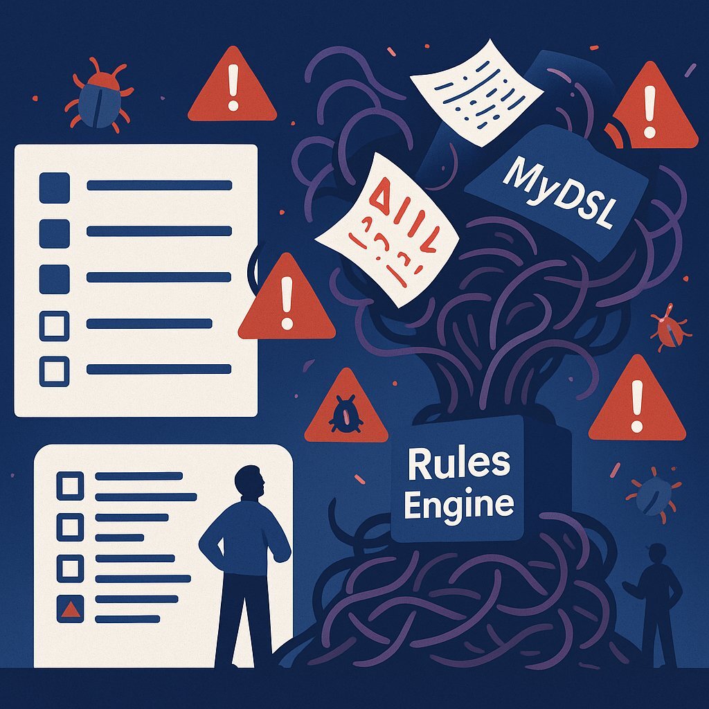 Rules Engines and DSLs: The Inner Platform Effect