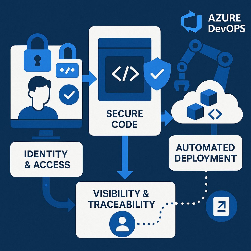 Secure Agile Workflow – Azure DevOps Pipeline Visual