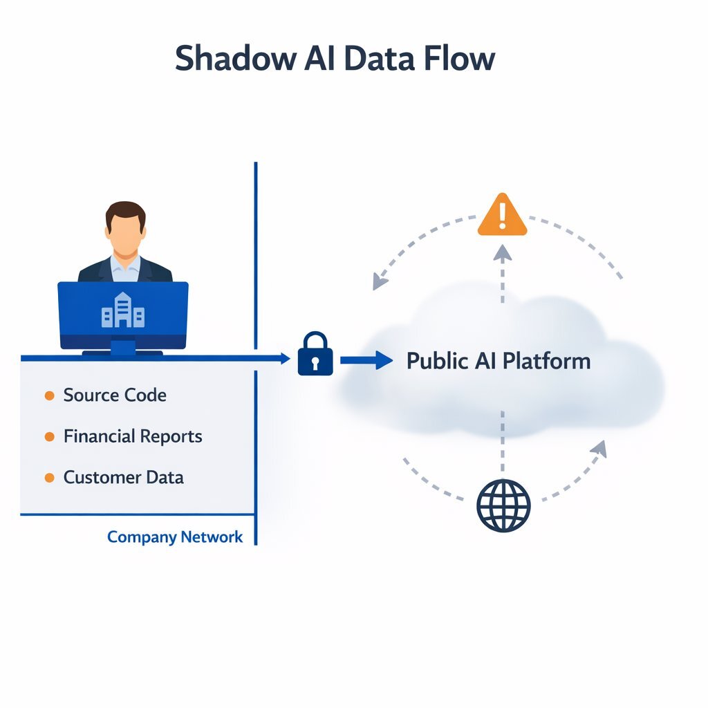Shadow AI Exfiltration: How Sensitive Data Escapes