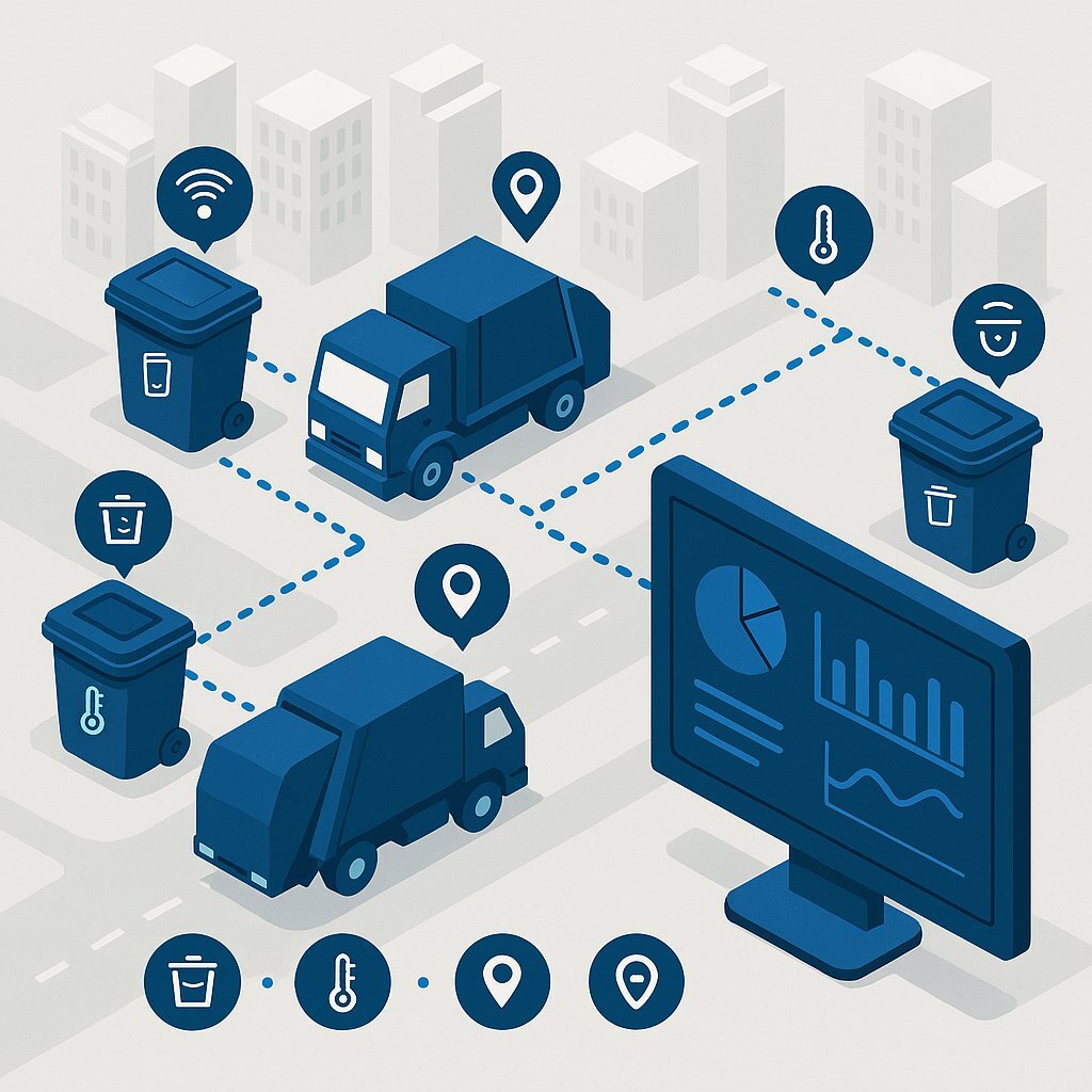 Connected Smart Bins and Fleet Ecosystem