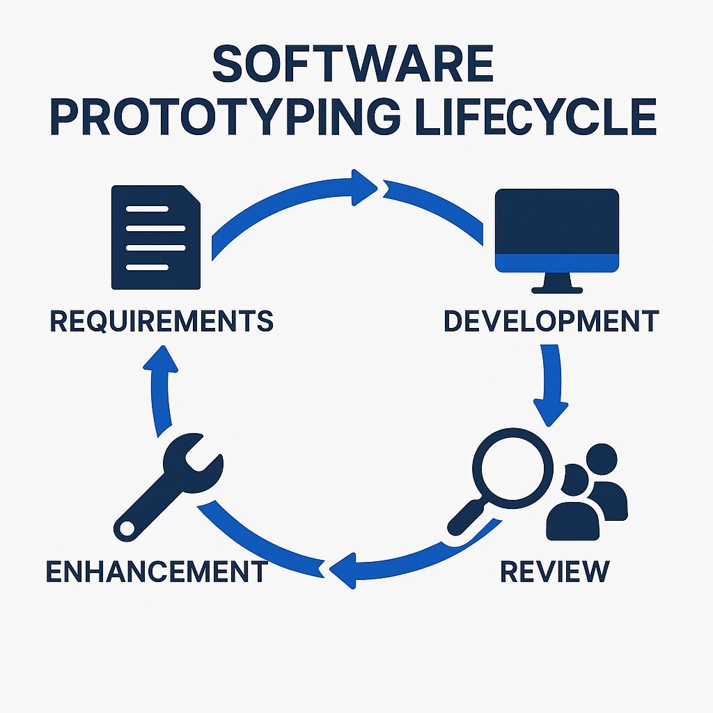 Software Prototyping Lifecycle Illustration