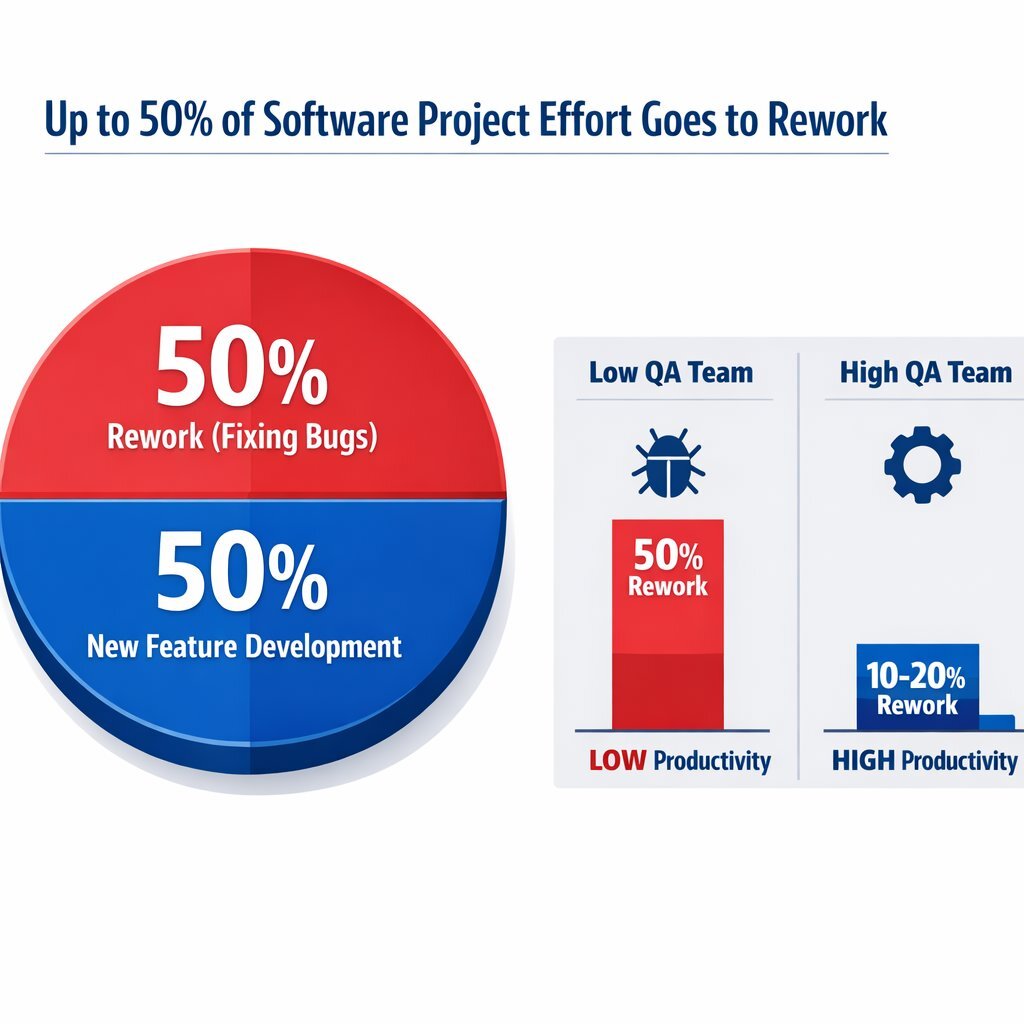 Rework: The Hidden Tax Infographic