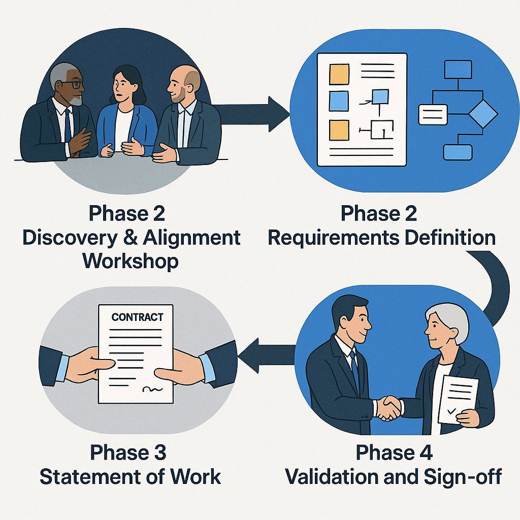 Four Phase Scoping Process Roadmap